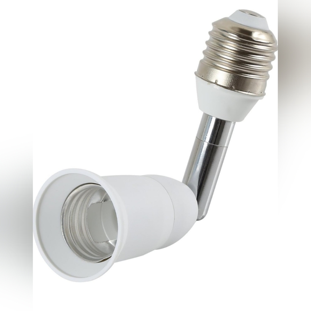 Adjustable White Light Bulb Socket Adapter